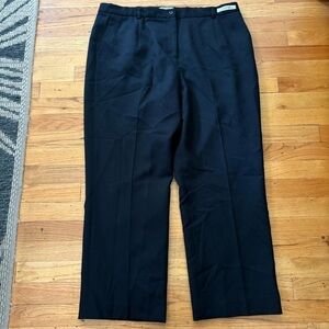 Pendleton Wool Black Crop Trousers Size 16W